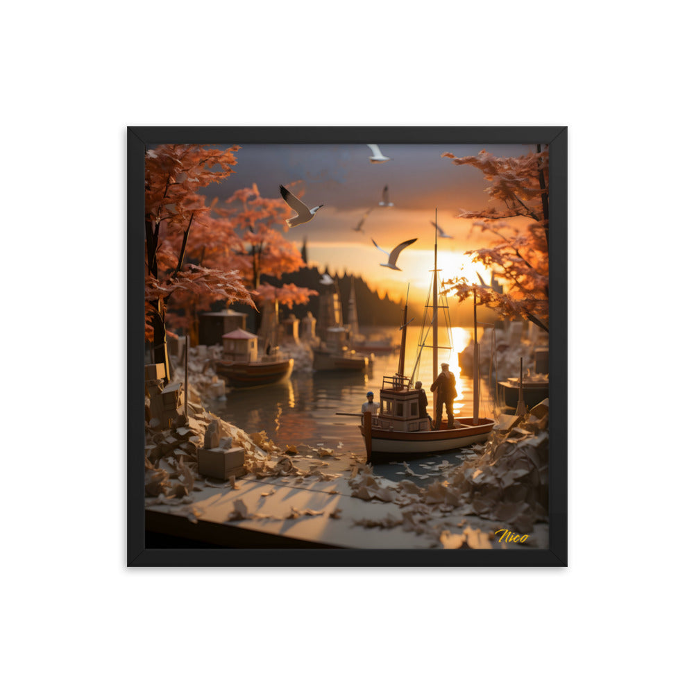 On The Docks By The Bay Series Print #2 - Framed Paper Print