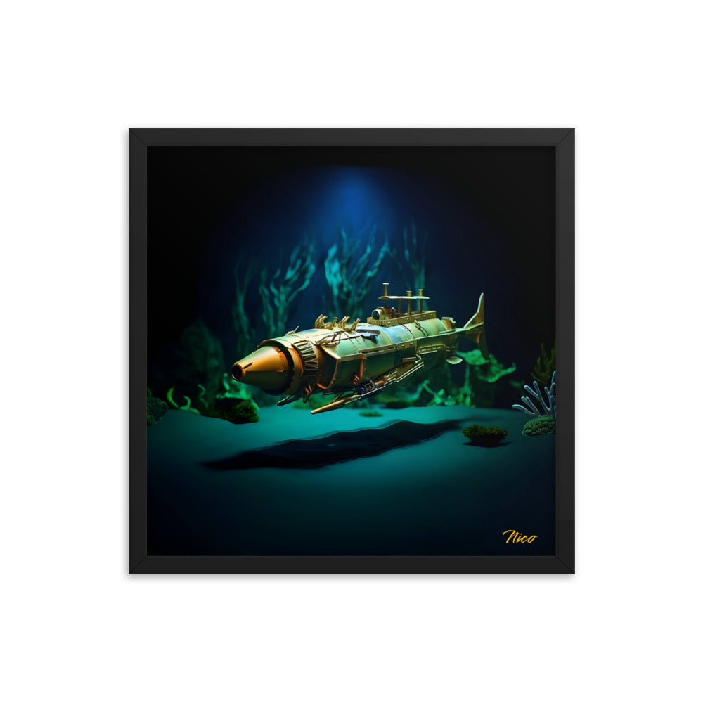 20,000 Leagues Under The Sea Series Print #6 - Framed Paper Print