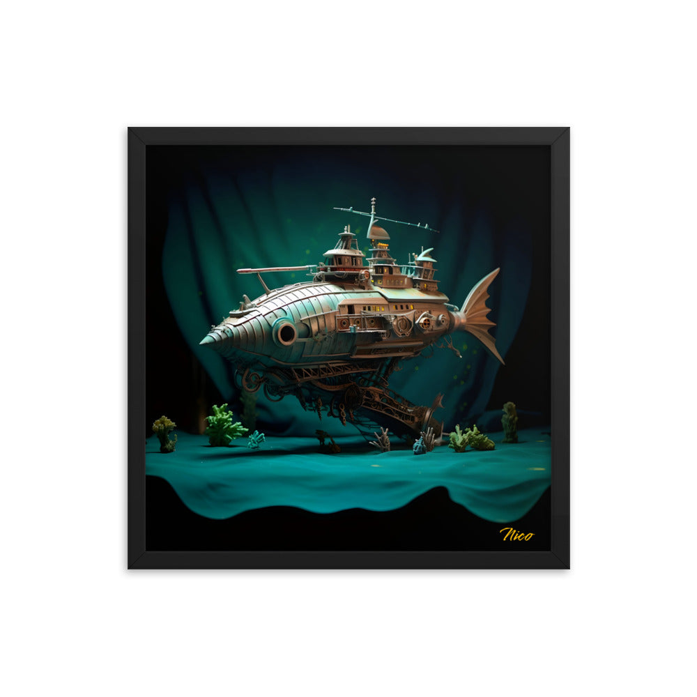 20,000 Leagues Under The Sea Print #2 - Framed Paper Print