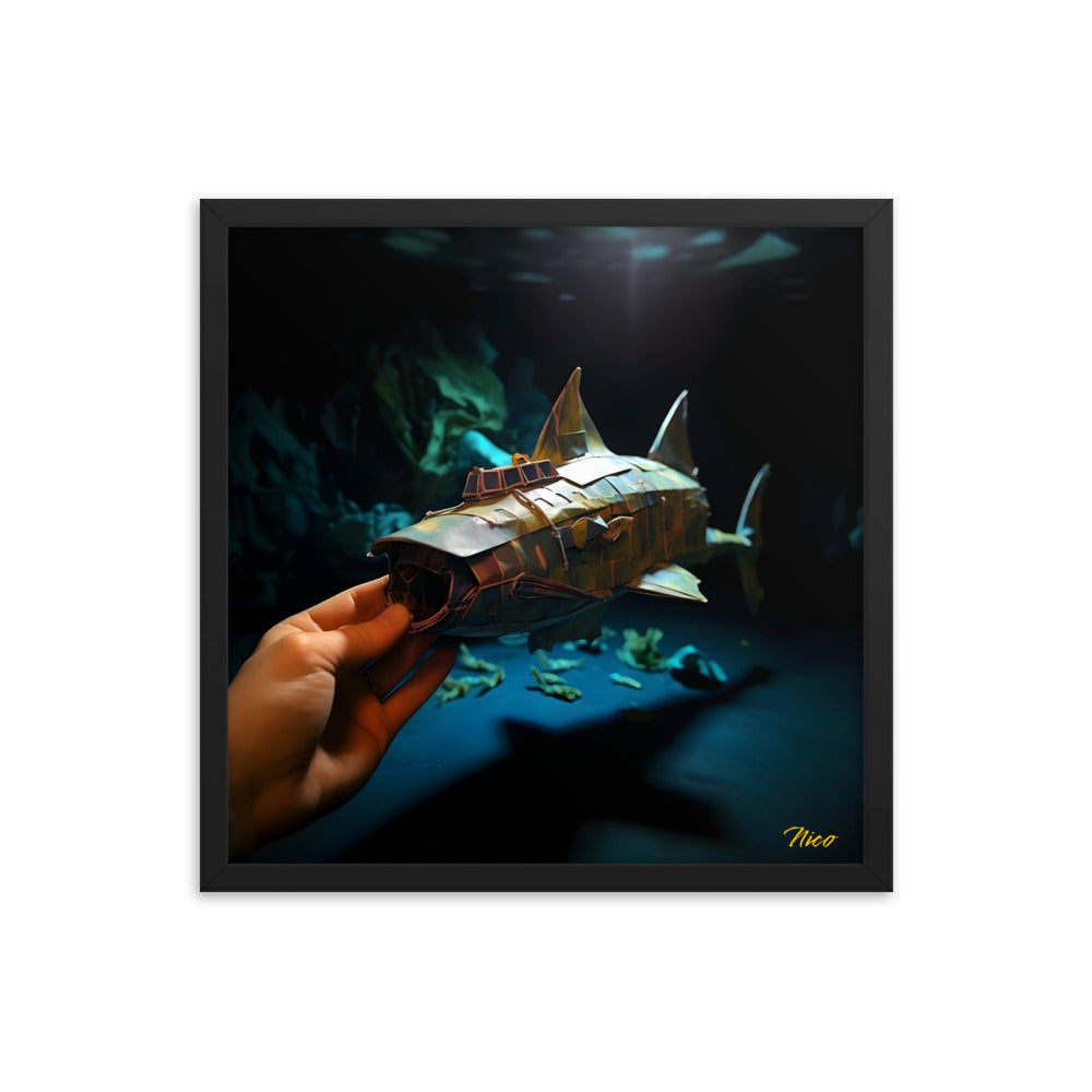 20,000 Leagues Under The Sea Print #4 - Framed Paper Print