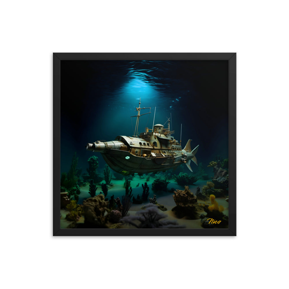 20,000 Leagues Under The Sea Print #7 - Framed Paper Print