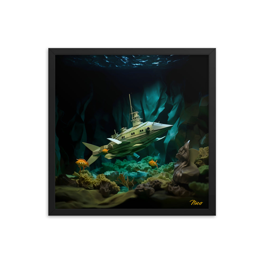 20,000 Leagues Under The Sea Print #8 - Framed Paper Print