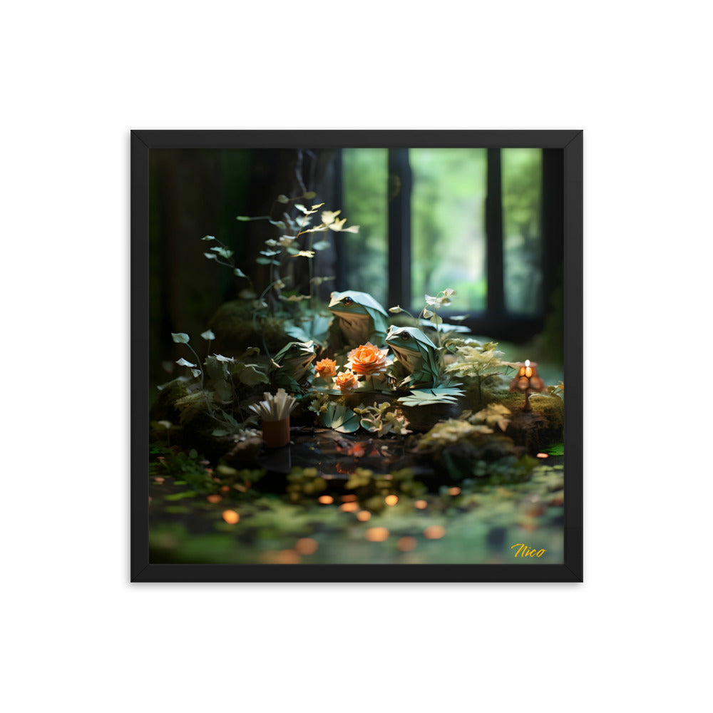 Relaxing By The Brook Series Print #1 - Framed Paper Print