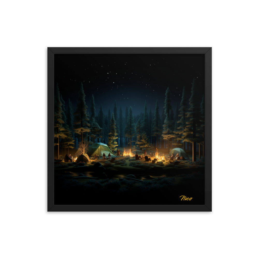 Under The Starry Skies Series Print #2 - Framed Paper Print