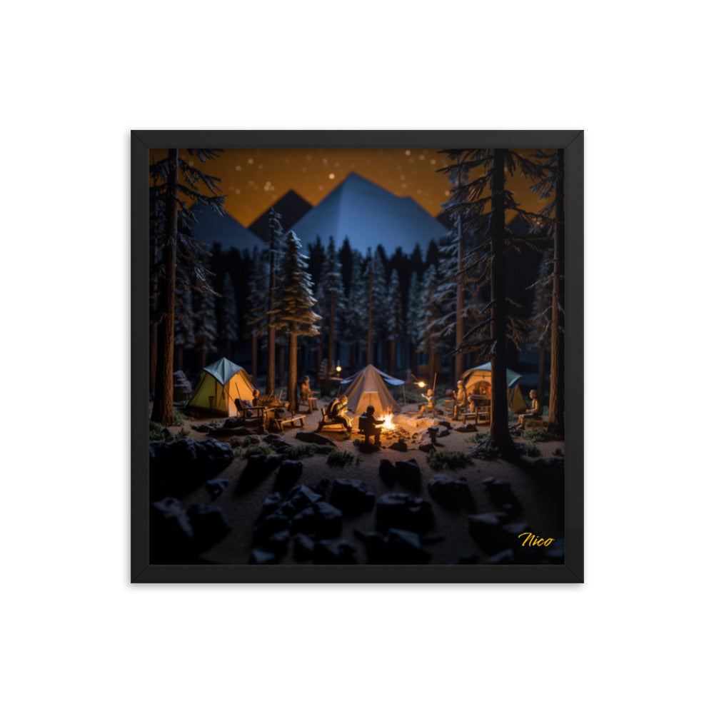 Under The Starry Skies Series Print #1 - Framed Paper Print