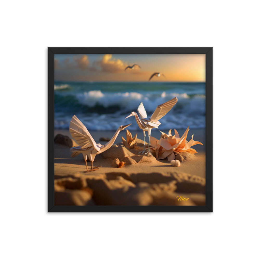 By The Seaside Series Print #3 - Framed Paper Print