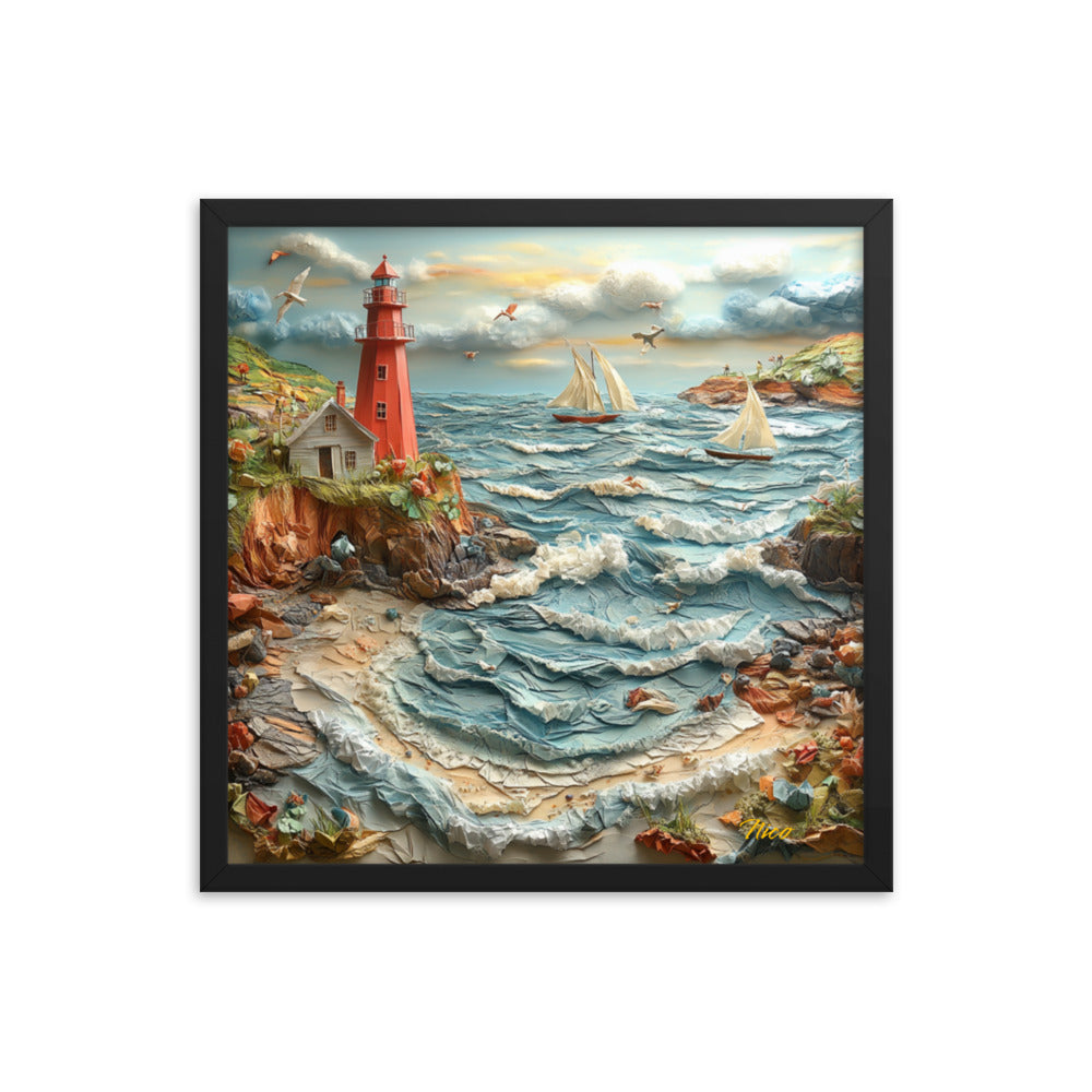 By The Seaside Series Print #2 - Framed Paper Print