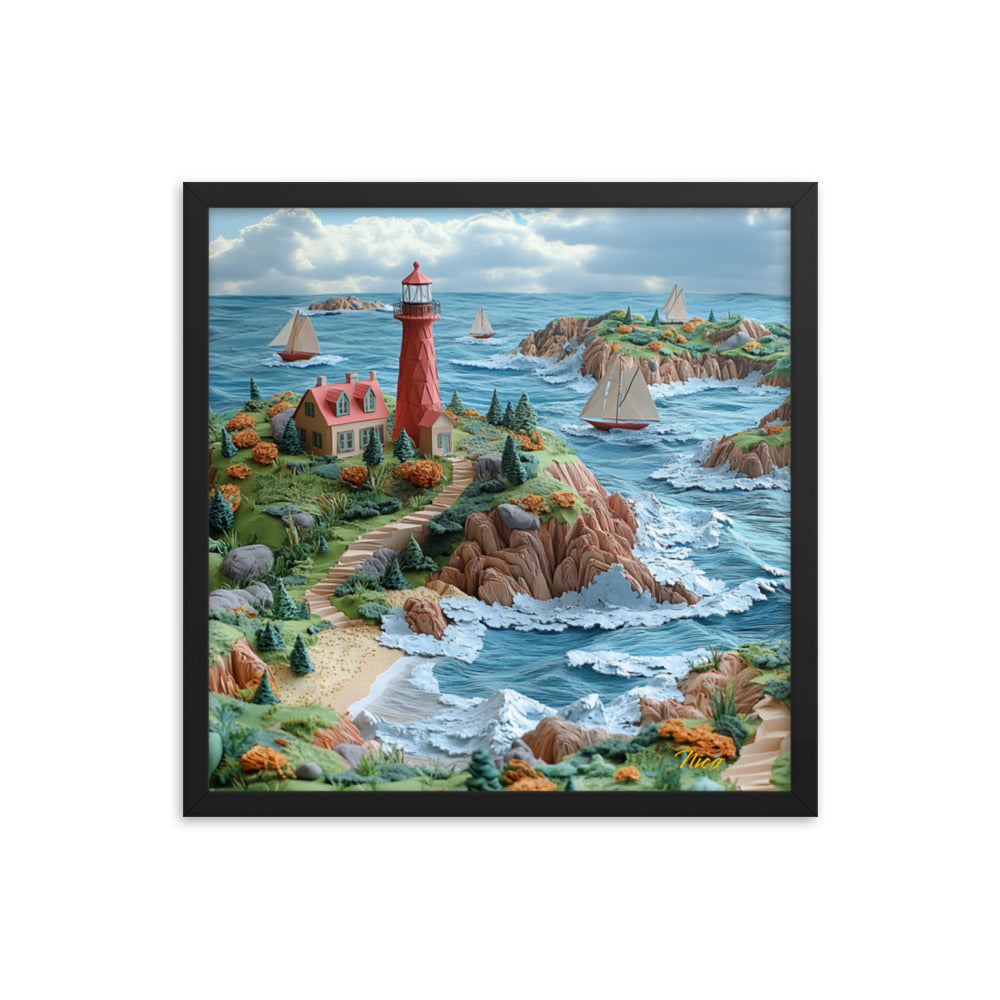 By The Seaside Series Print #6 - Framed Paper Print