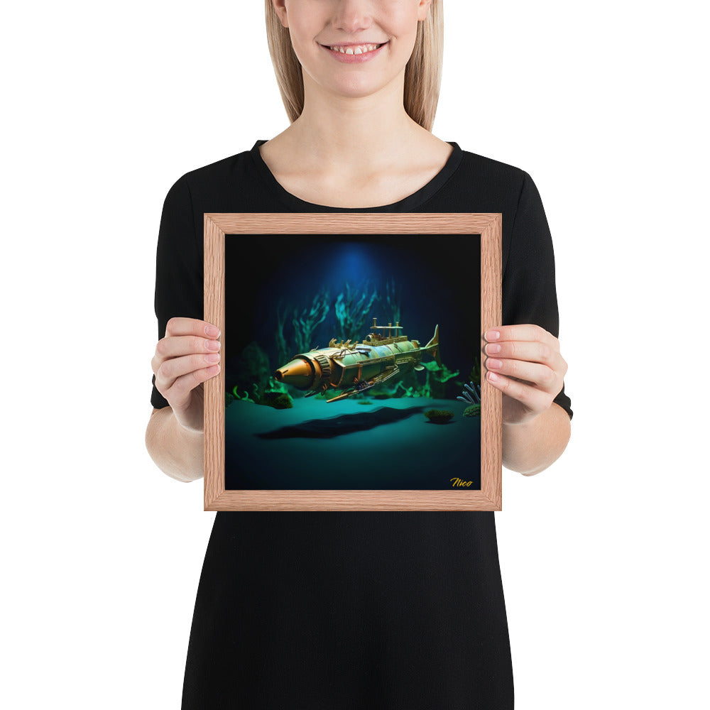 20,000 Leagues Under The Sea Series Print #6 - Framed Paper Print