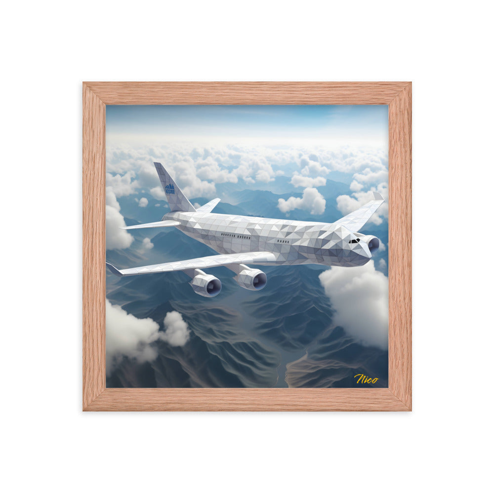 Frequent Flyer Miles Series Print #7 - Framed Paper Print