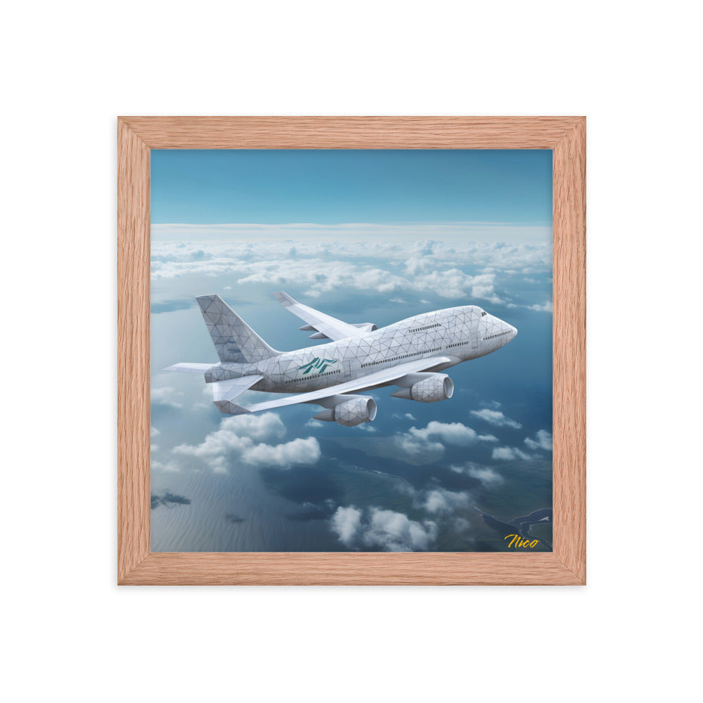 Frequent Flyer Miles Series Print #3 - Framed Paper Print