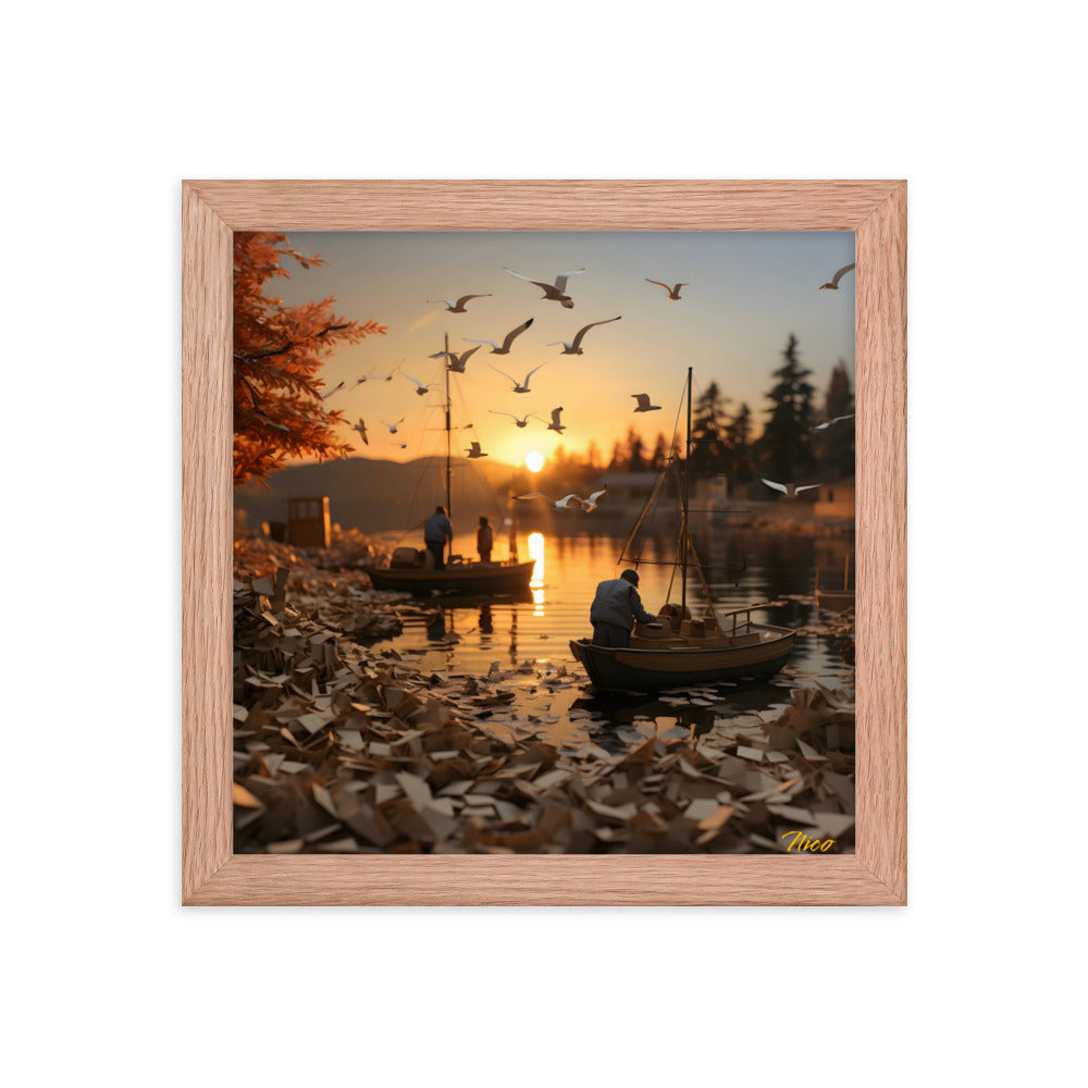 On The Docks By The Bay Series Print #4 - Framed Paper Print