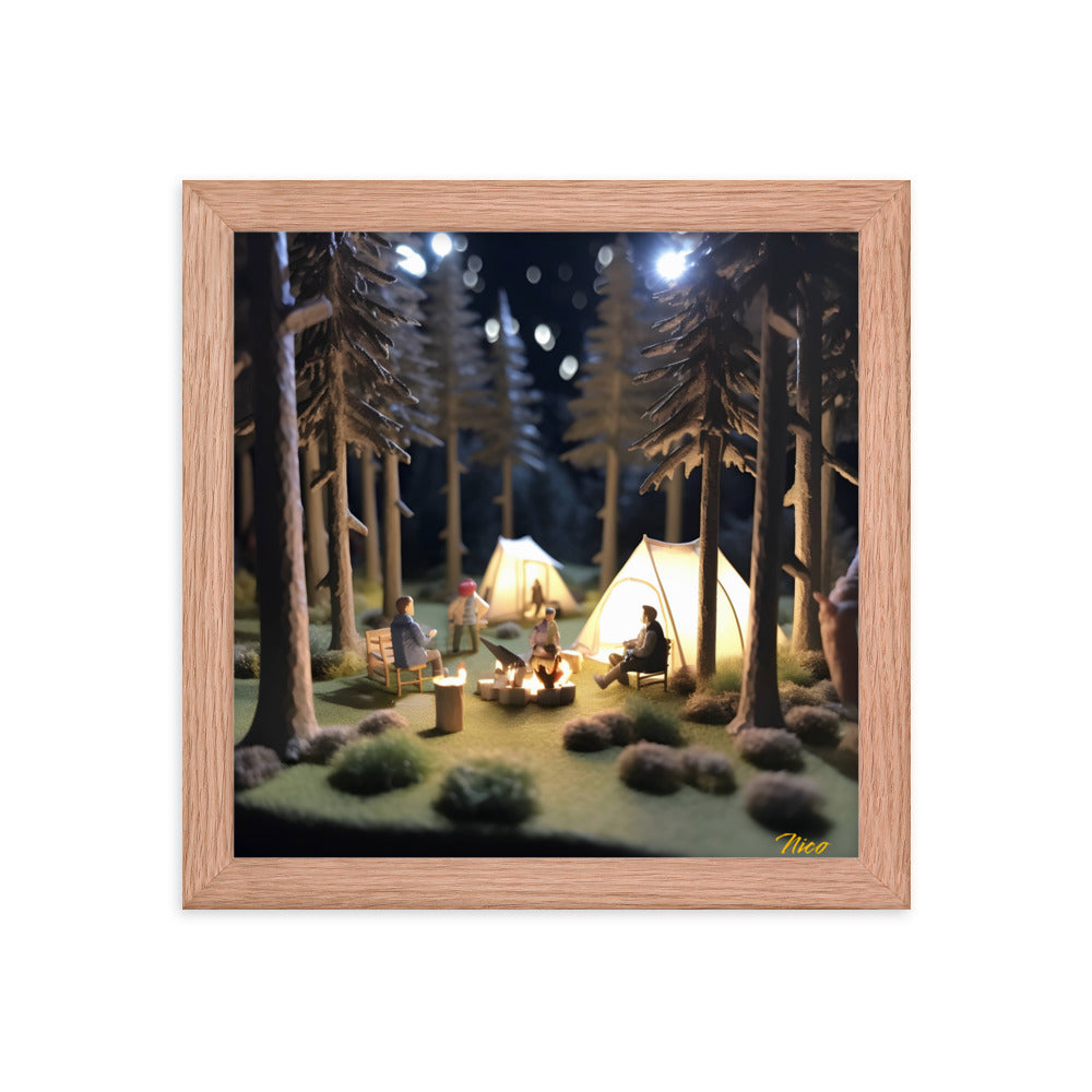 Under The Starry Skies Series Print #7 - Framed Paper Print