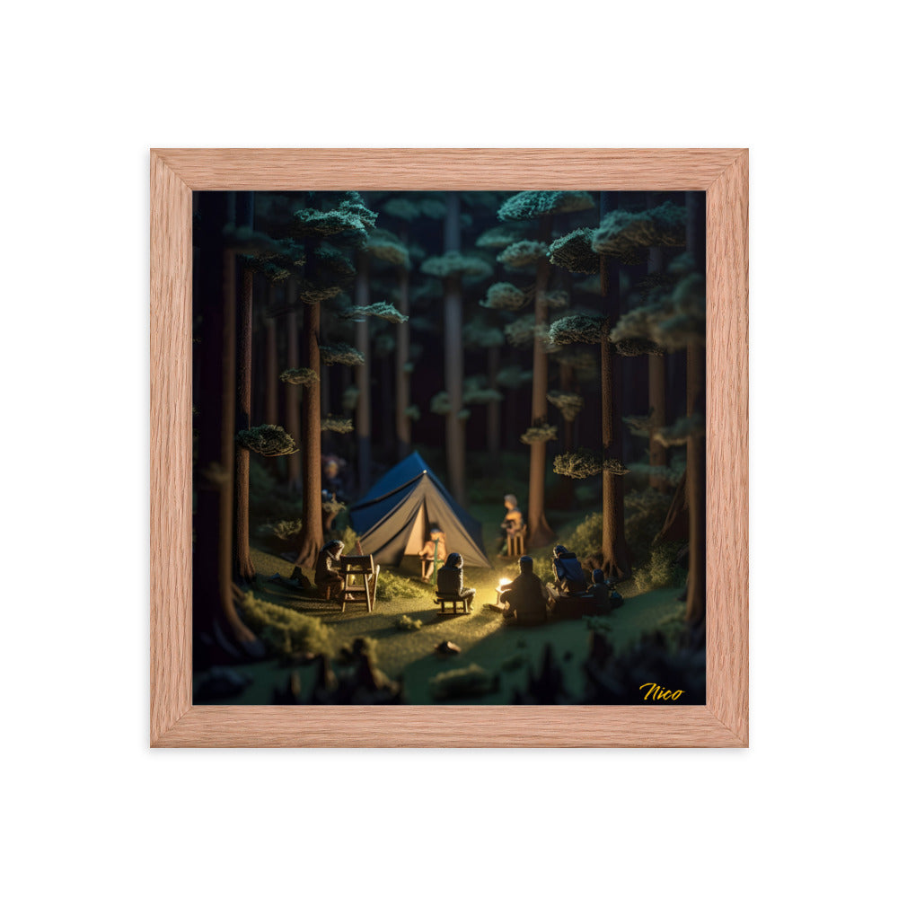 Under The Starry Skies Series Print #6 - Framed Paper Print