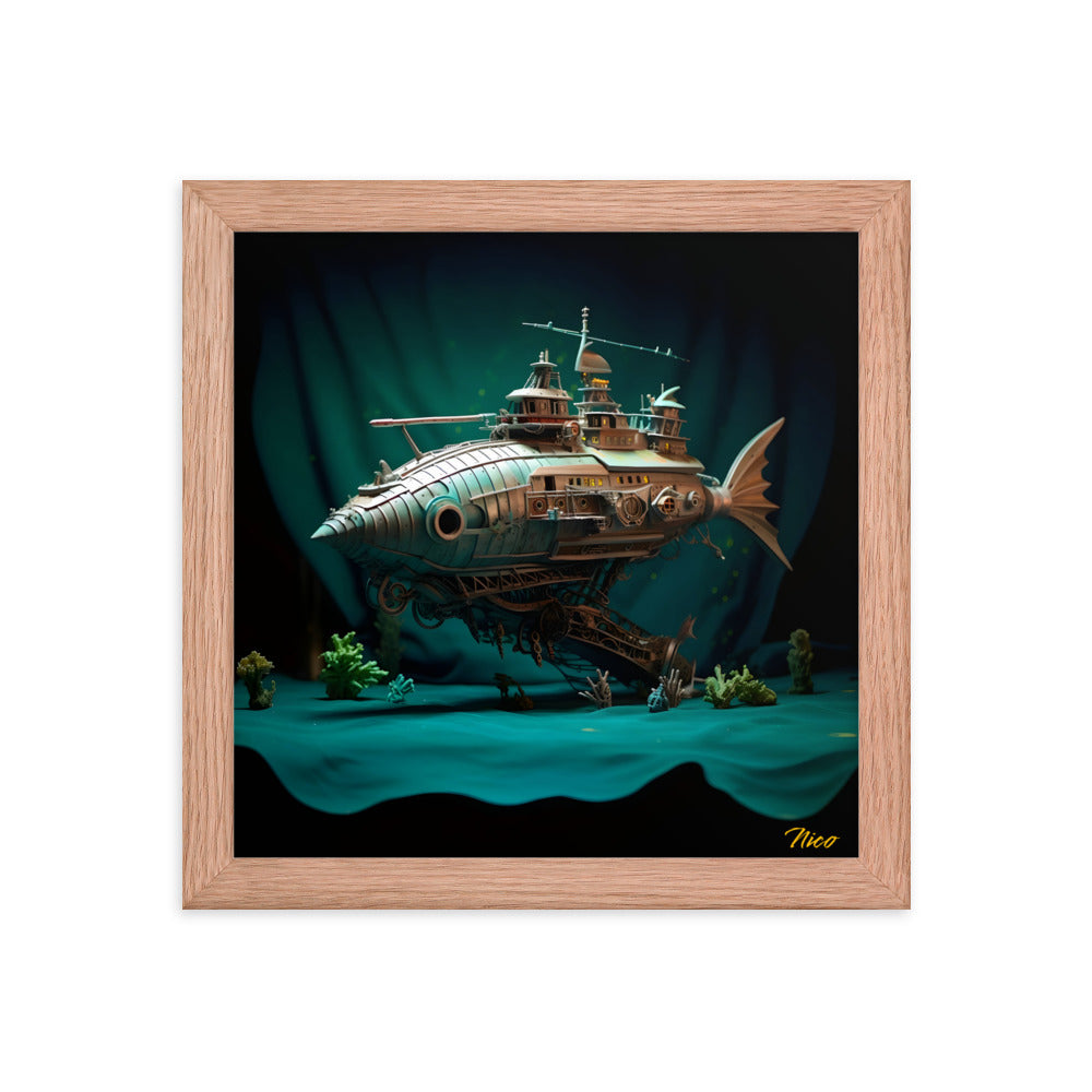 20,000 Leagues Under The Sea Print #2 - Framed Paper Print