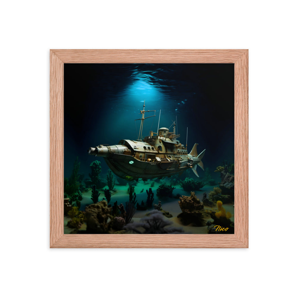 20,000 Leagues Under The Sea Print #7 - Framed Paper Print