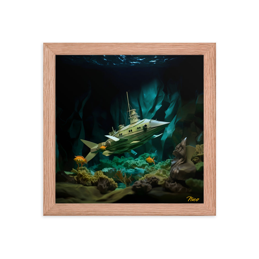 20,000 Leagues Under The Sea Print #8 - Framed Paper Print