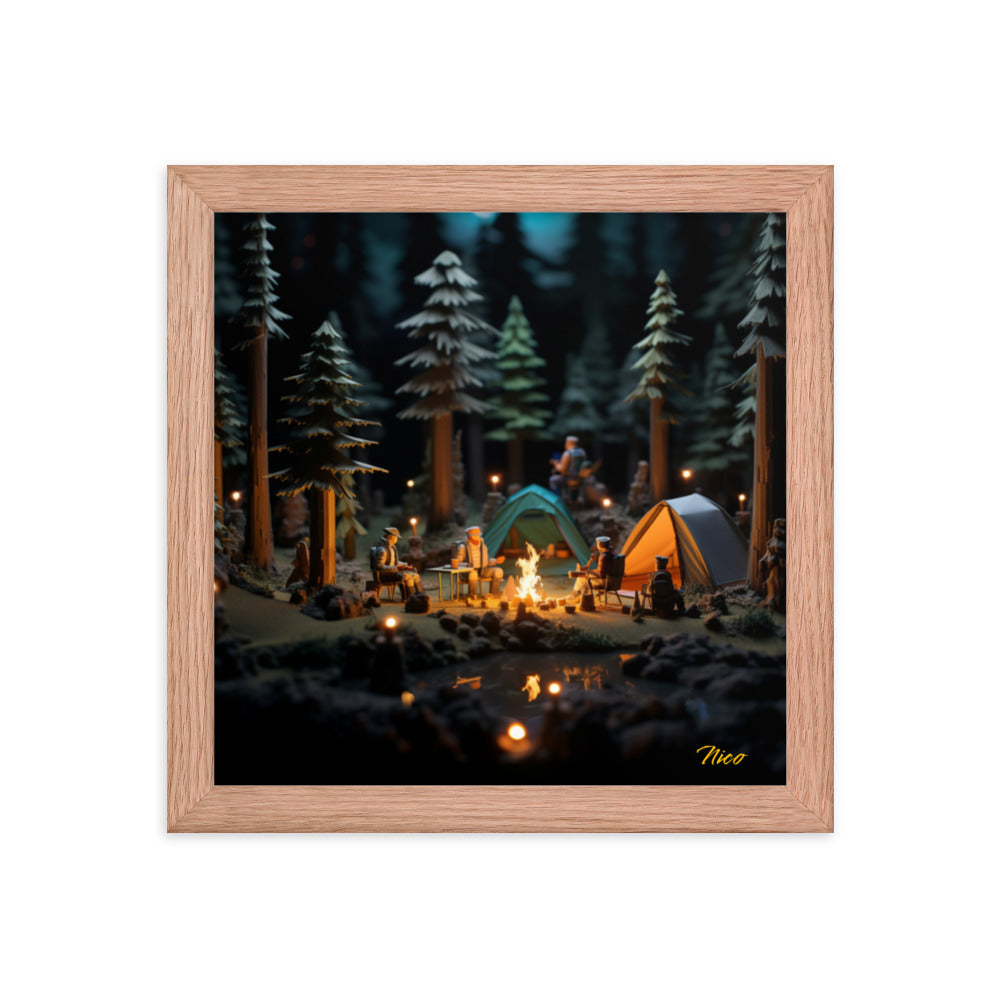 Under The Starry Skies Series Print #3 - Framed Paper Print