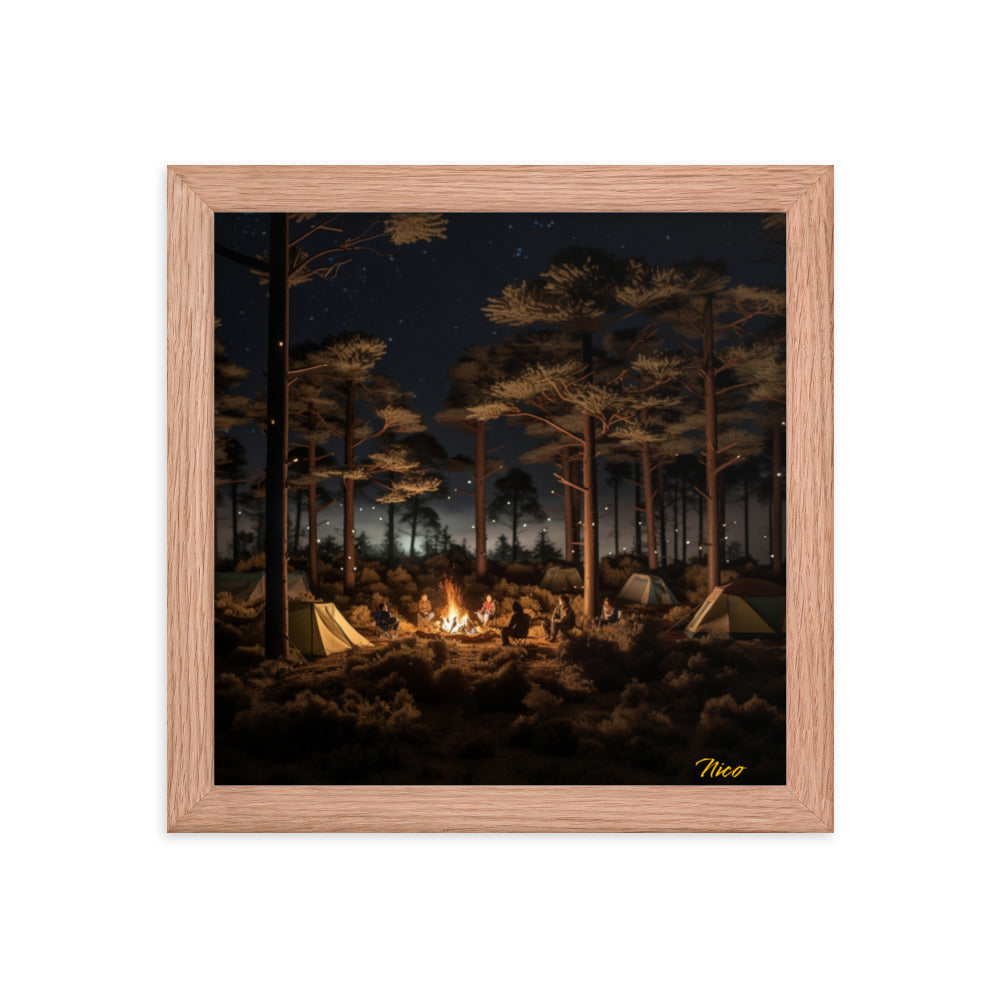 Under The Starry Skies Series Print #9 - Framed Paper Print