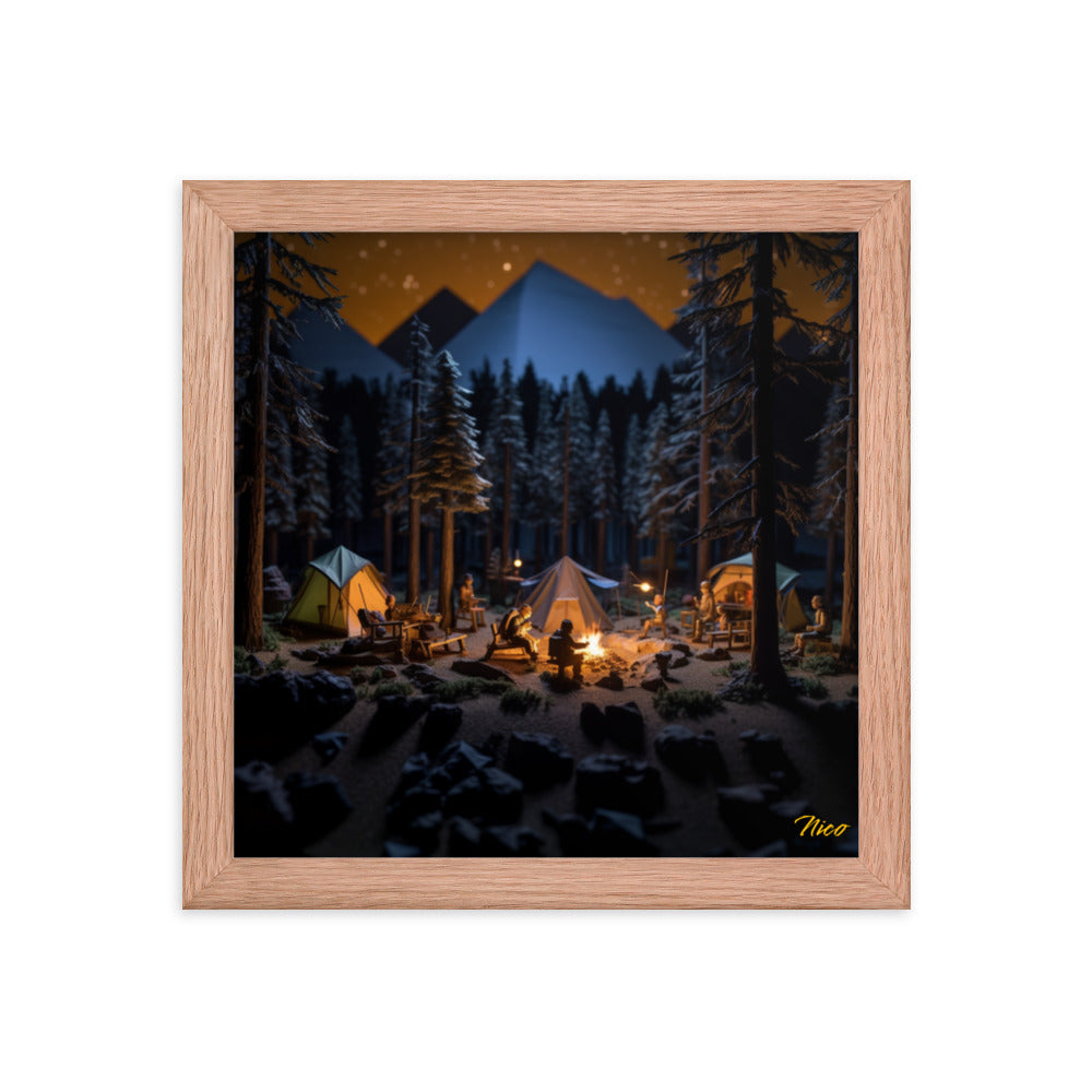 Under The Starry Skies Series Print #1 - Framed Paper Print