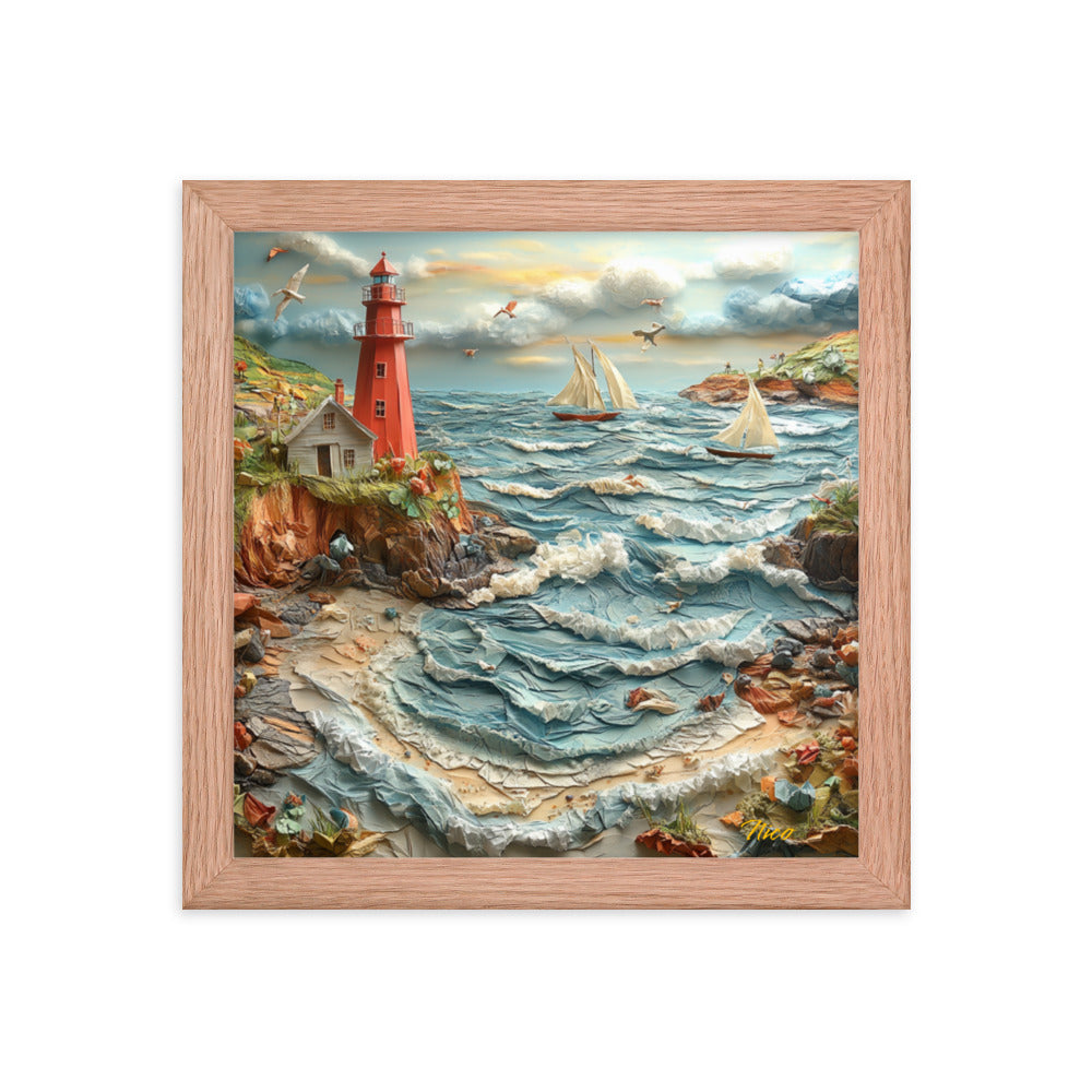 By The Seaside Series Print #2 - Framed Paper Print