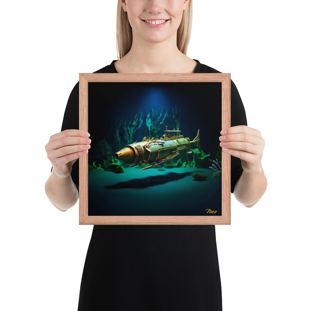 20,000 Leagues Under The Sea Series Print #6 - Framed Paper Print