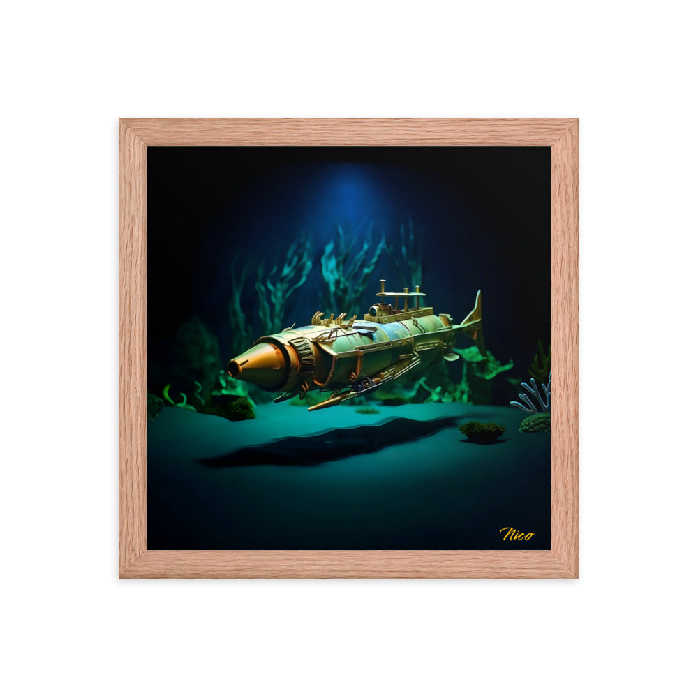 20,000 Leagues Under The Sea Series Print #6 - Framed Paper Print