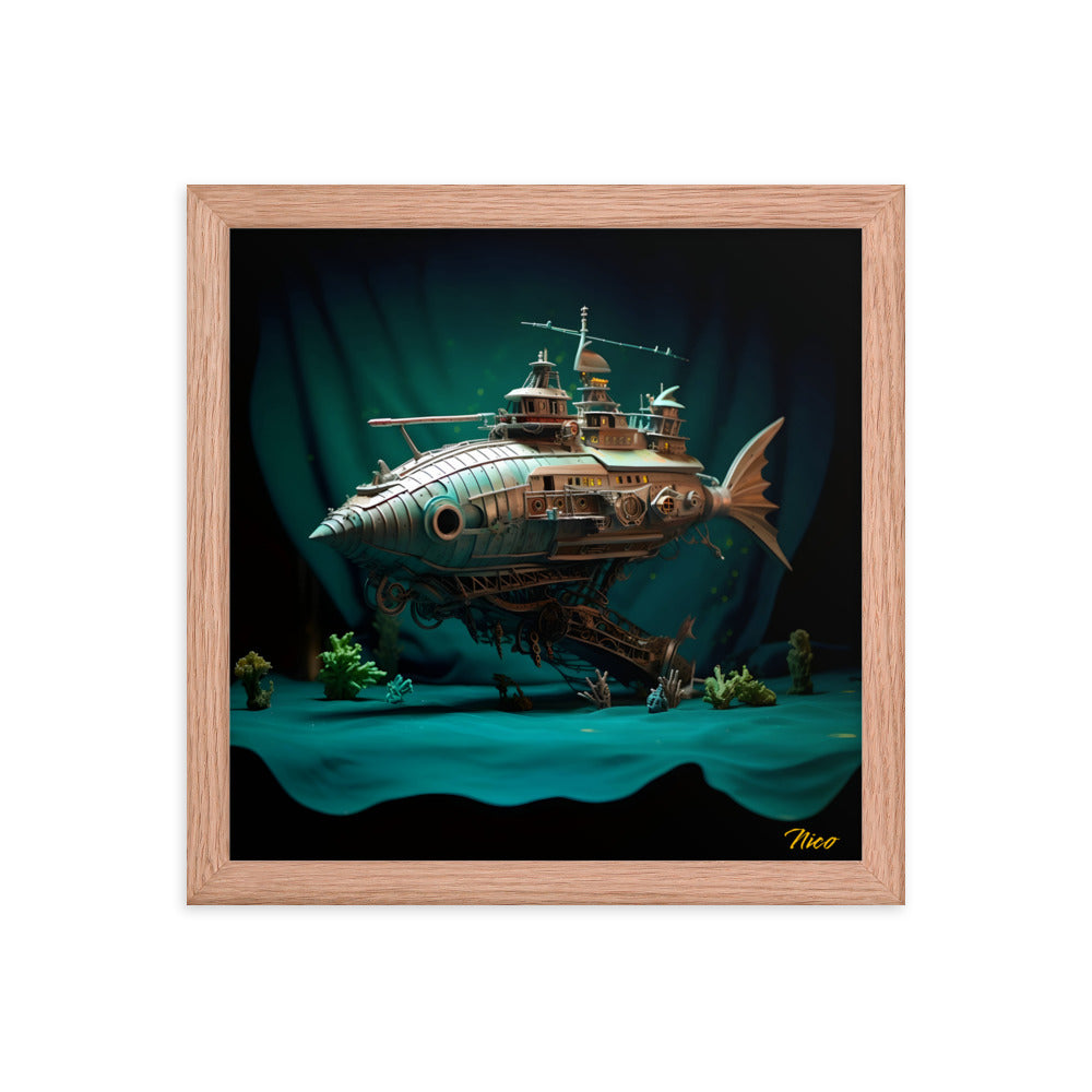 20,000 Leagues Under The Sea Print #2 - Framed Paper Print