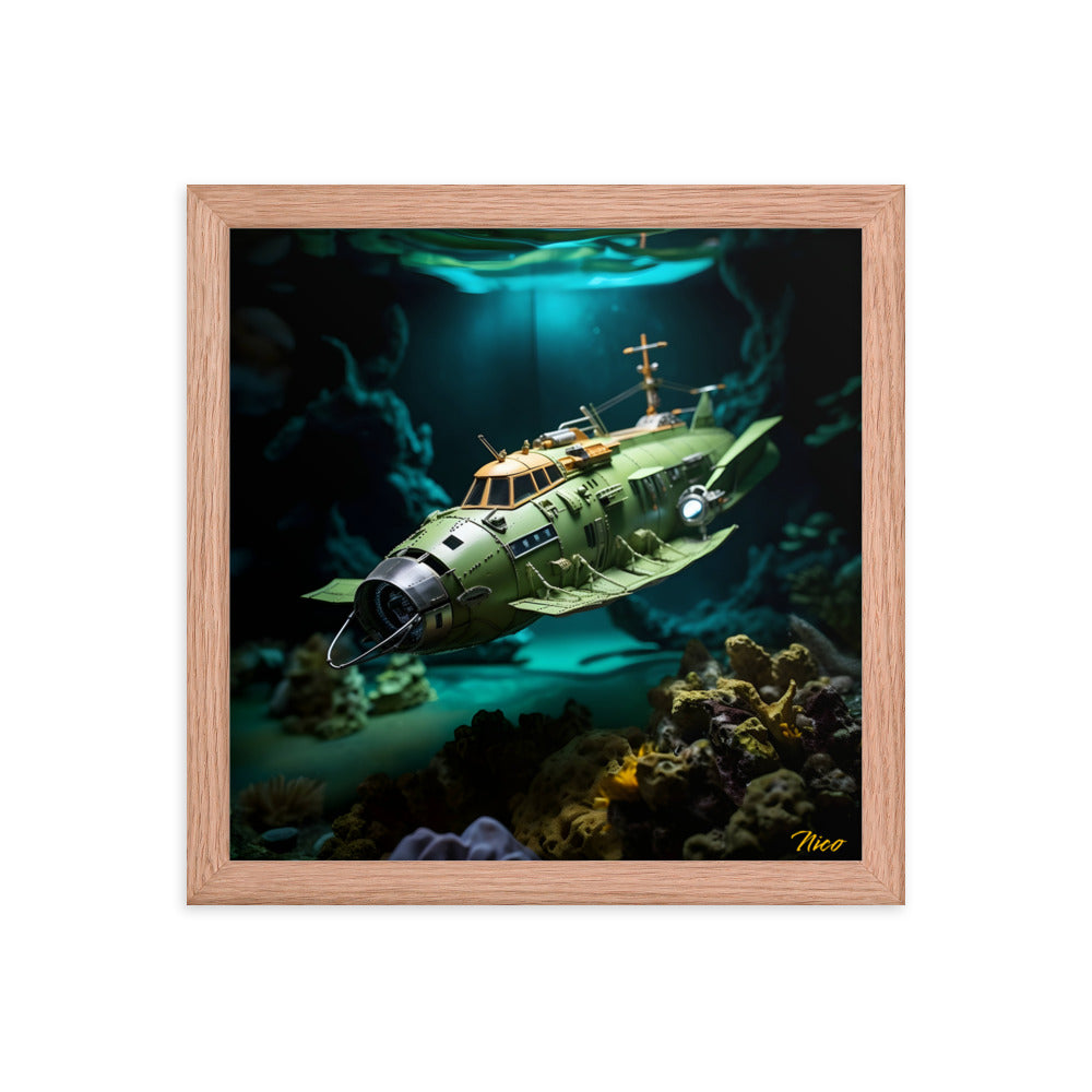 20,000 Leagues Under The Sea Series Print #10 - Framed Paper Print