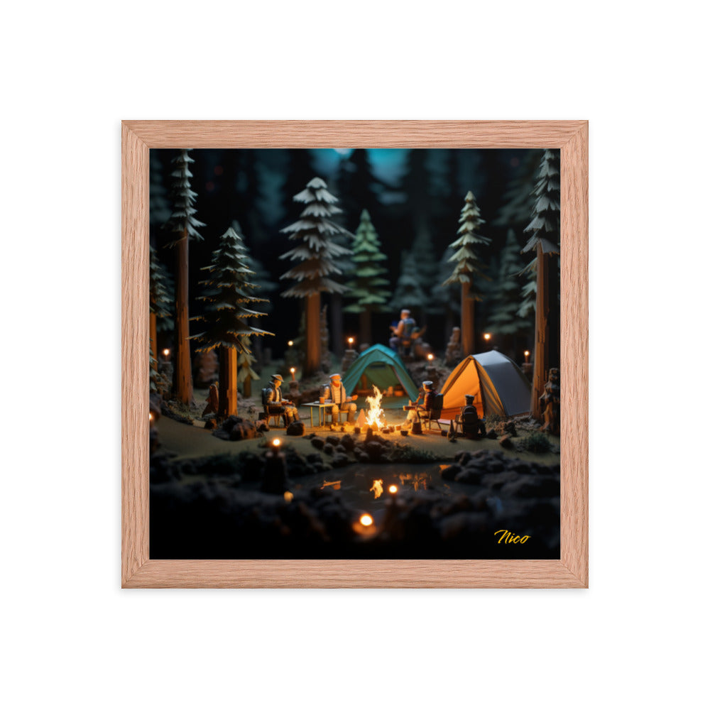 Under The Starry Skies Series Print #3 - Framed Paper Print