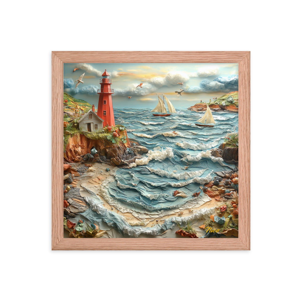 By The Seaside Series Print #2 - Framed Paper Print