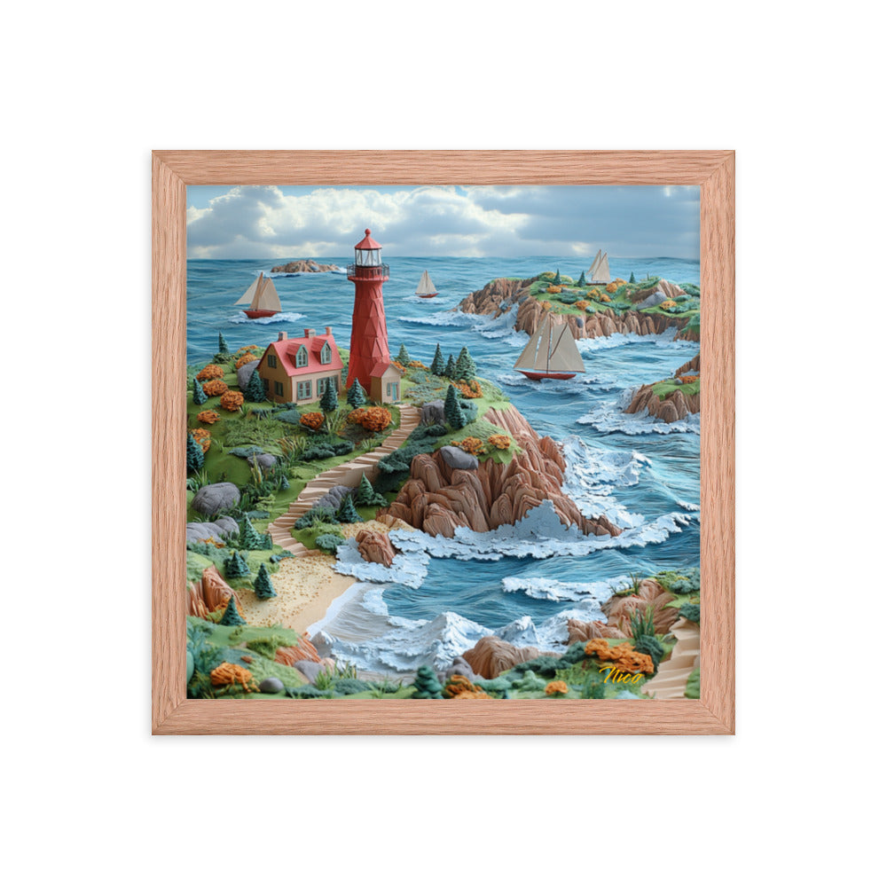 By The Seaside Series Print #6 - Framed Paper Print