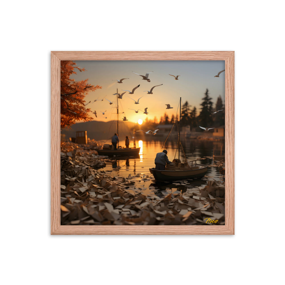 On The Docks By The Bay Series Print #4 - Framed Paper Print