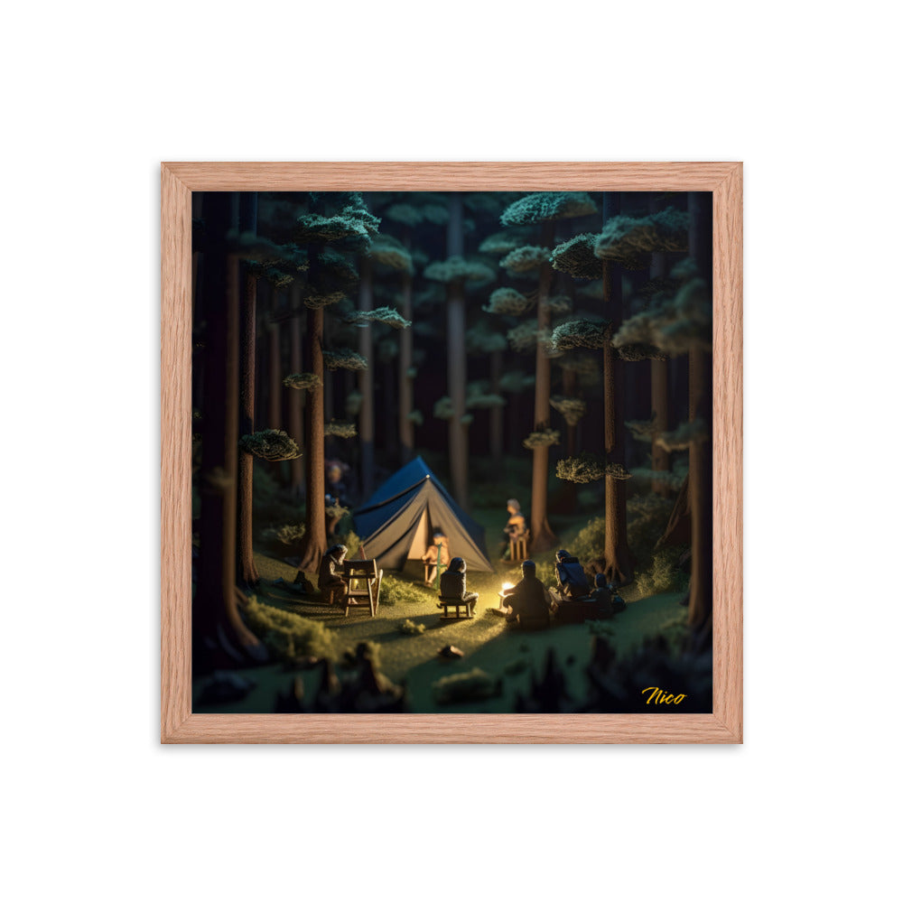 Under The Starry Skies Series Print #6 - Framed Paper Print