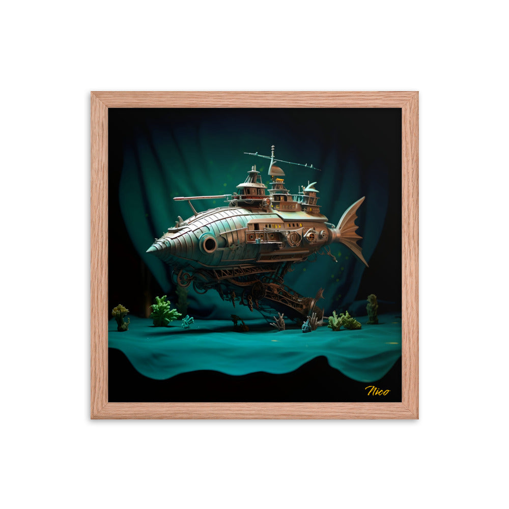 20,000 Leagues Under The Sea Print #2 - Framed Paper Print