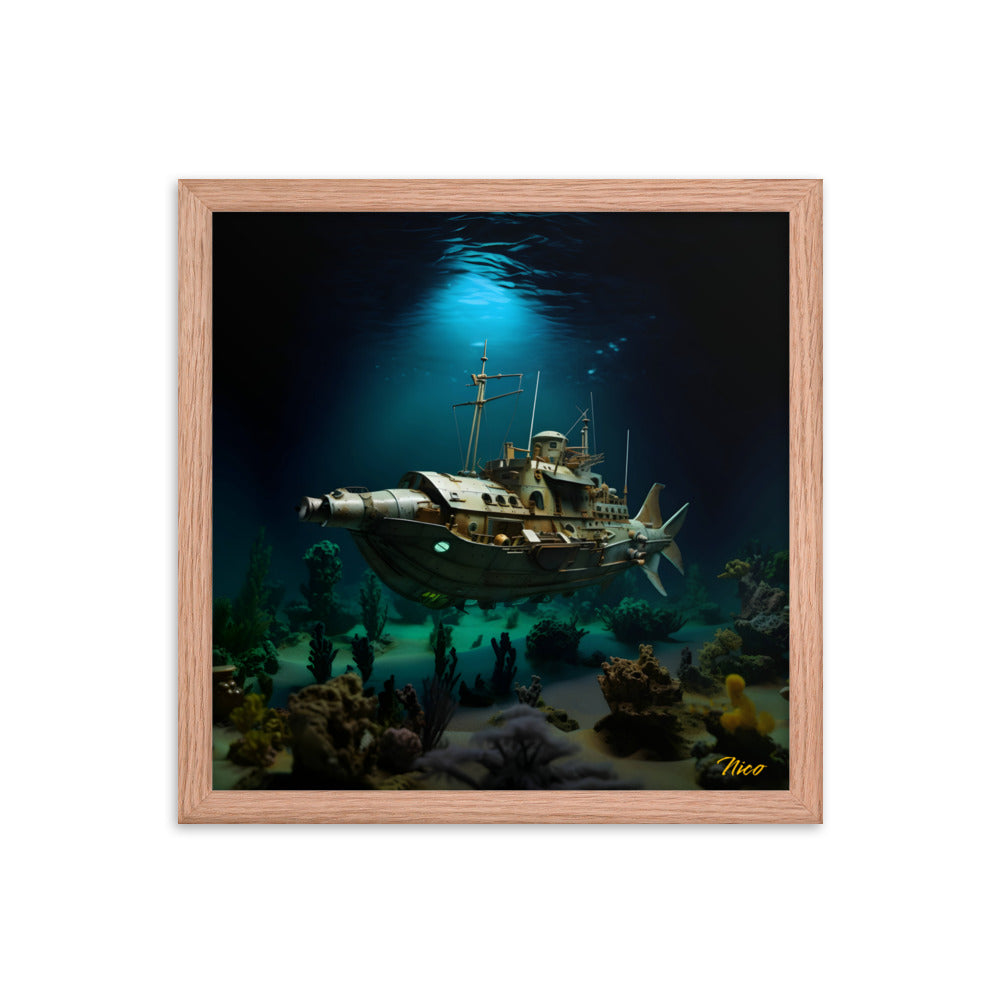 20,000 Leagues Under The Sea Print #7 - Framed Paper Print