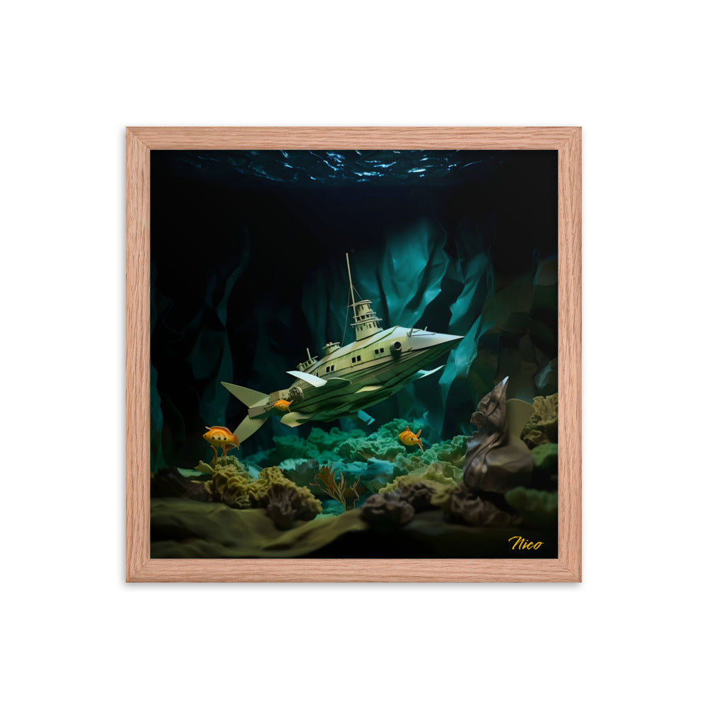 20,000 Leagues Under The Sea Print #8 - Framed Paper Print