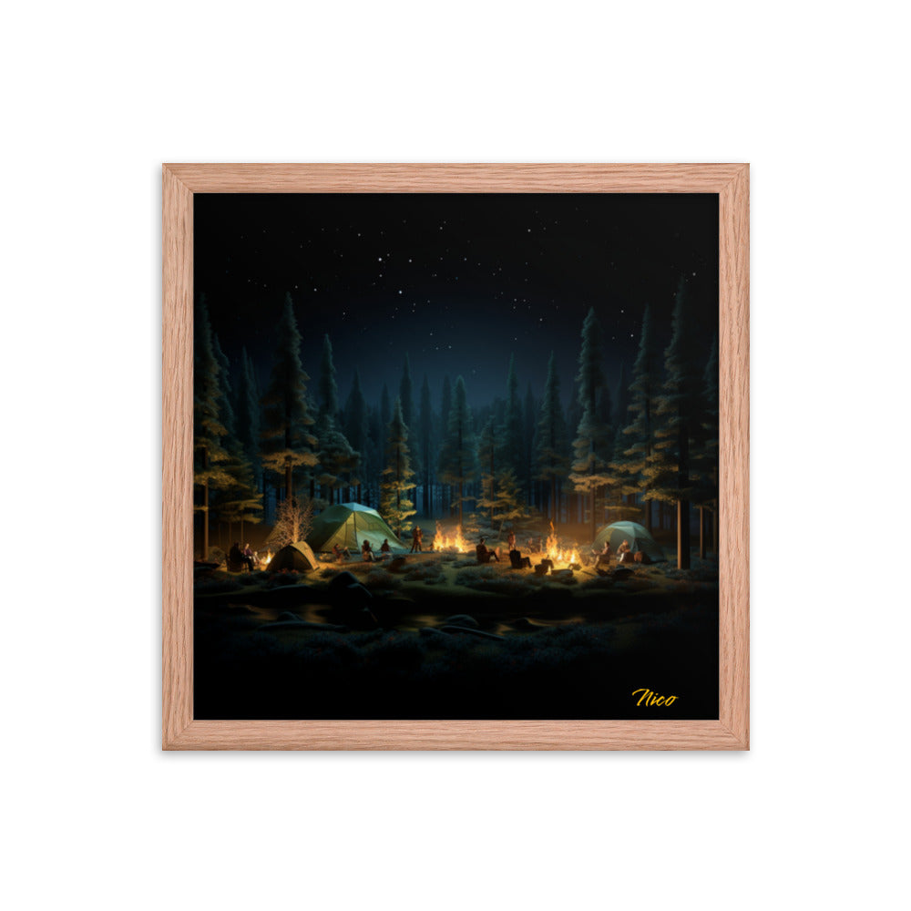 Under The Starry Skies Series Print #2 - Framed Paper Print