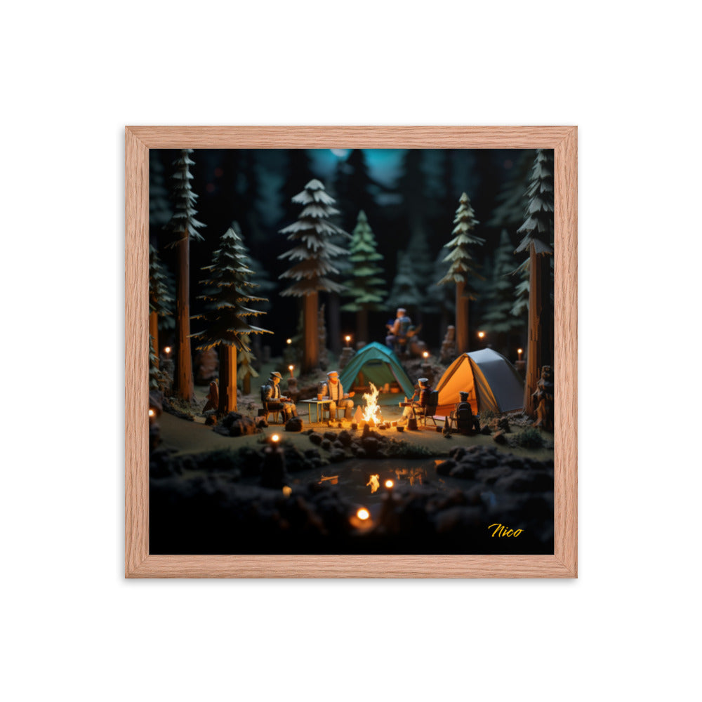 Under The Starry Skies Series Print #3 - Framed Paper Print