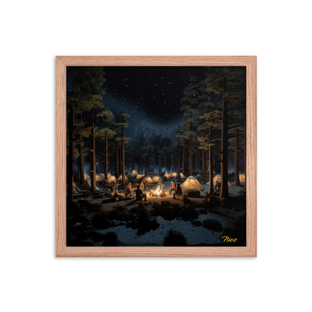 Under The Starry Skies Series Print #5 - Framed Paper Print