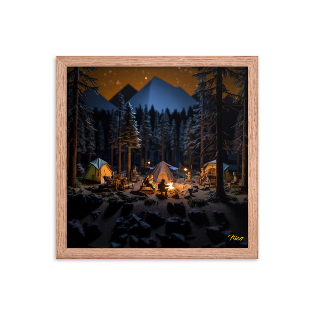 Under The Starry Skies Series Print #1 - Framed Paper Print