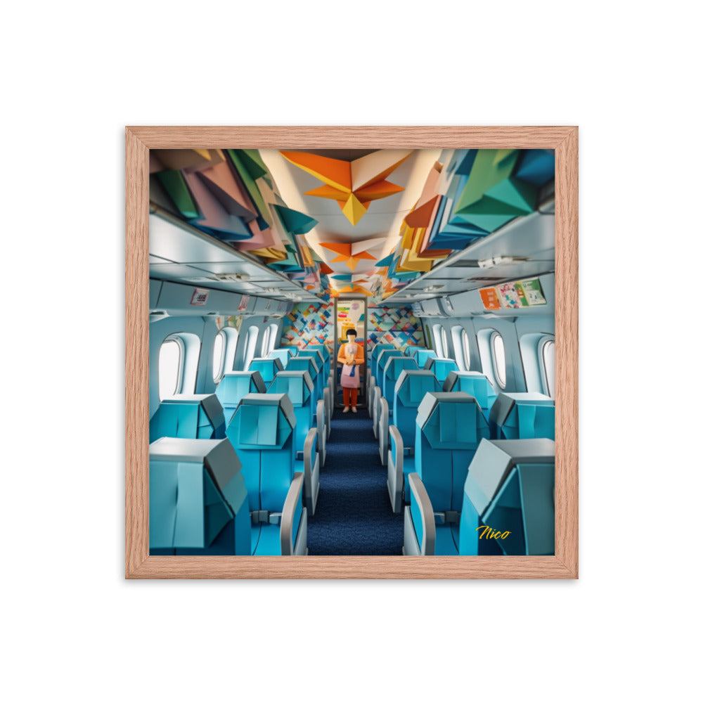 Frequent Flyer Miles Series Print #6 - Framed Paper Print