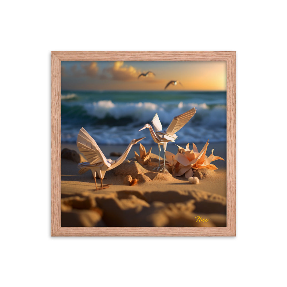 By The Seaside Series Print #3 - Framed Paper Print