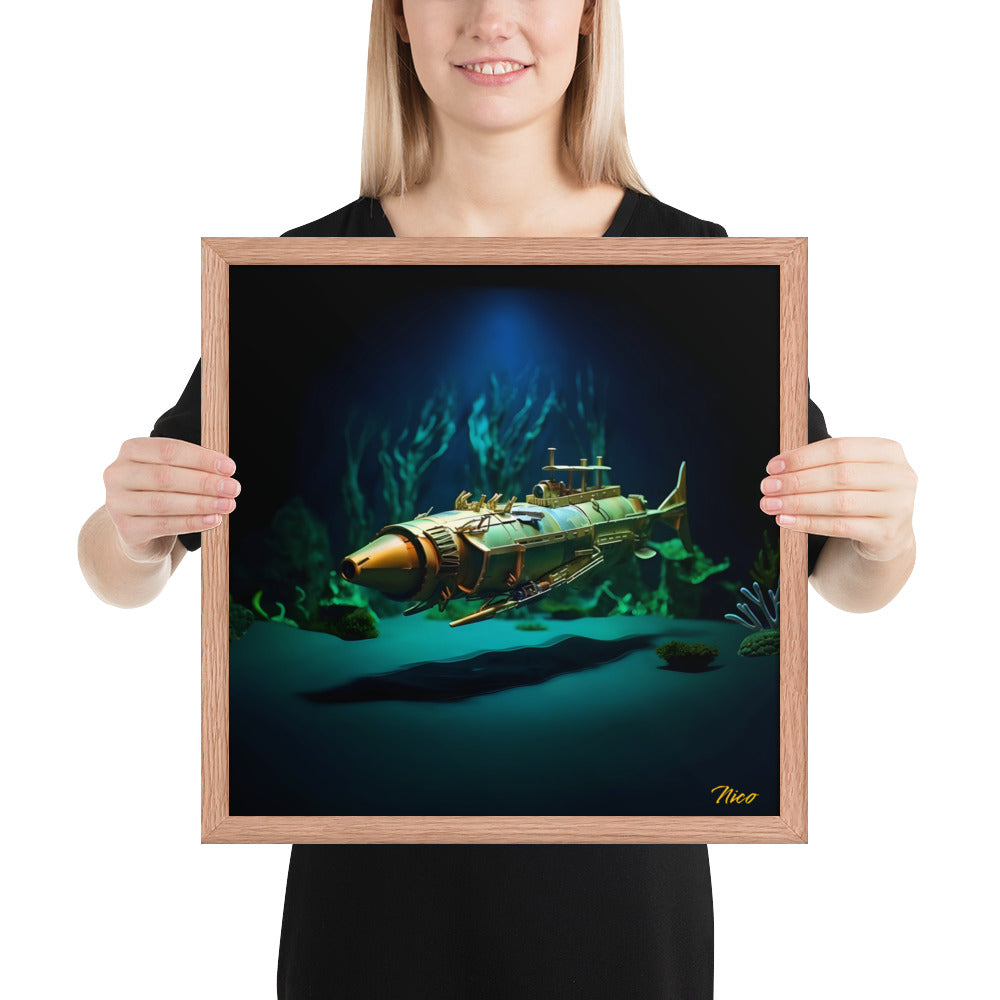 20,000 Leagues Under The Sea Series Print #6 - Framed Paper Print