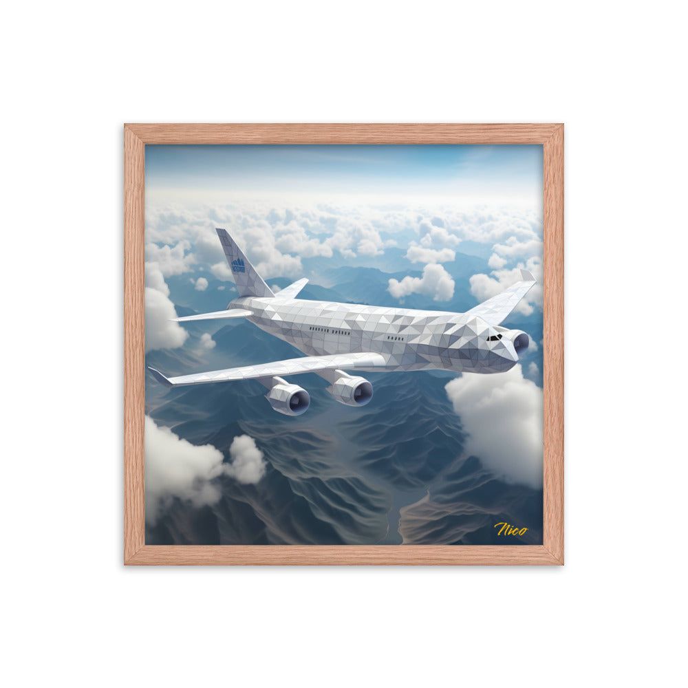 Frequent Flyer Miles Series Print #7 - Framed Paper Print