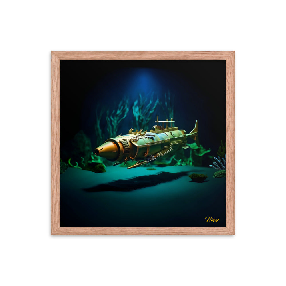 20,000 Leagues Under The Sea Series Print #6 - Framed Paper Print