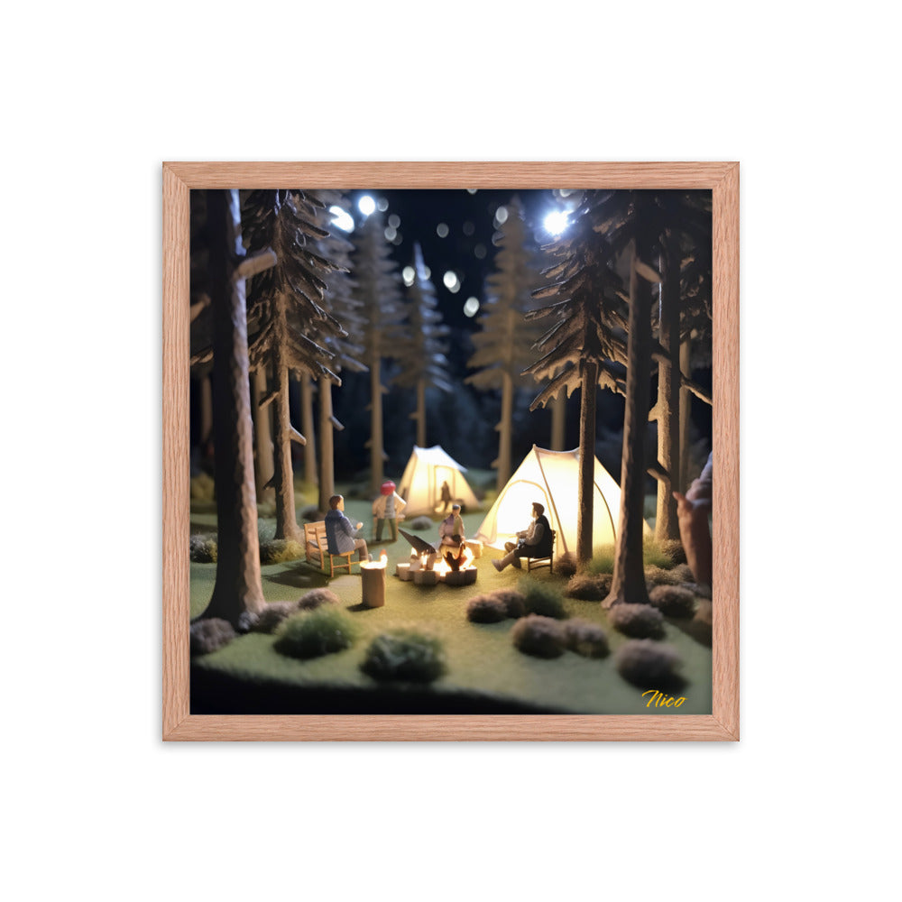 Under The Starry Skies Series Print #7 - Framed Paper Print