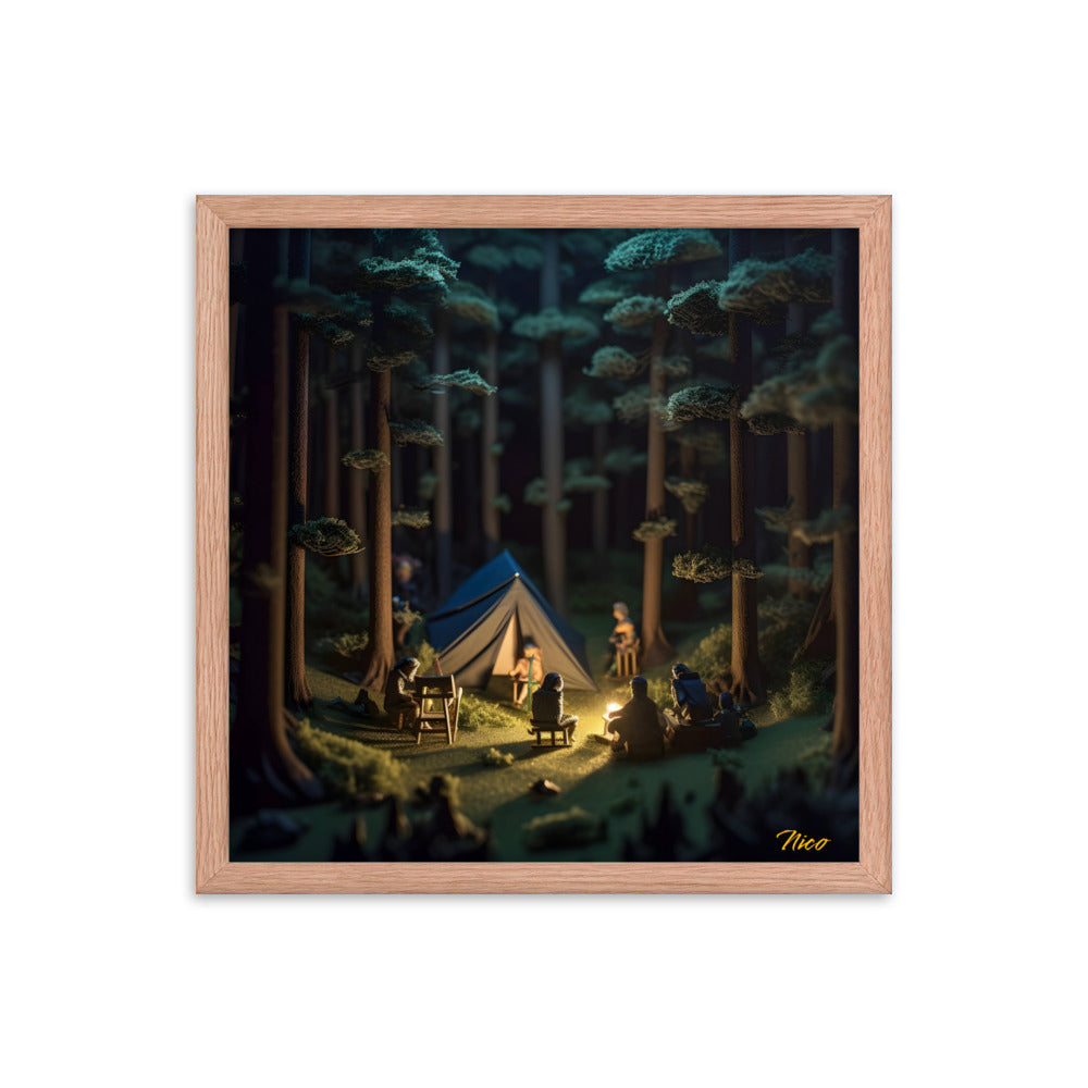 Under The Starry Skies Series Print #6 - Framed Paper Print