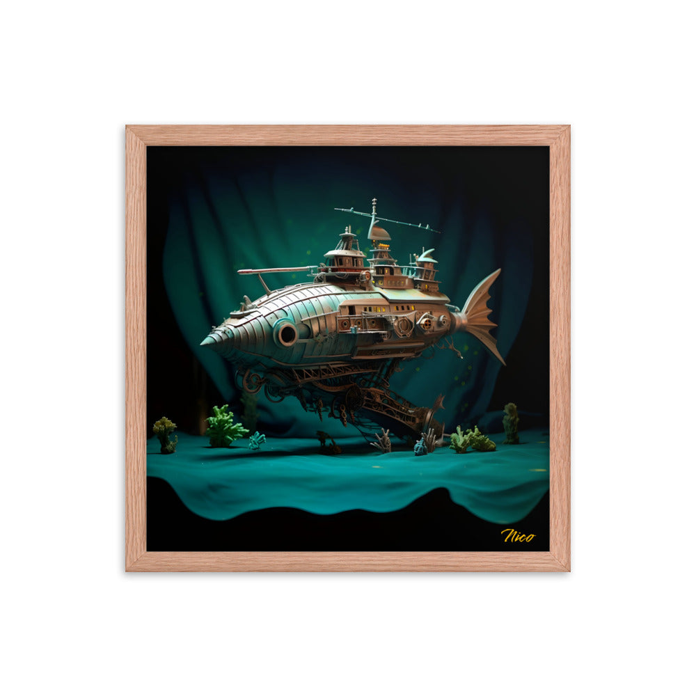 20,000 Leagues Under The Sea Print #2 - Framed Paper Print