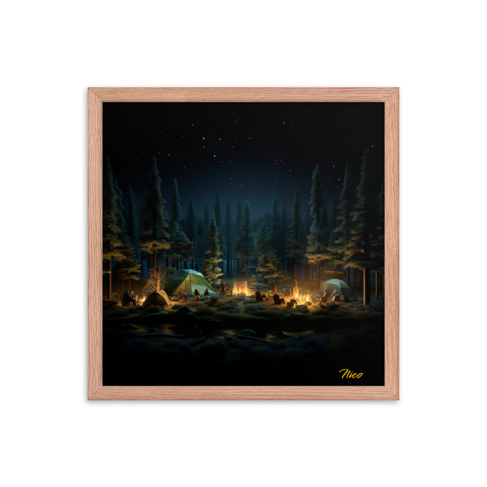 Under The Starry Skies Series Print #2 - Framed Paper Print